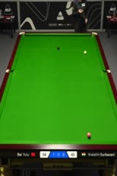 苏格兰公开赛资格赛白雨露4-0克雷什·古尔巴克萨尼20251016