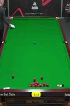 斯诺克西安大奖赛资格赛(128进64轮次)伊什普利特·辛格·查达5-0若纳斯·卢斯20250902