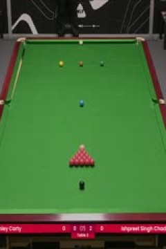 斯诺克威尔士公开赛资格赛阿什利·卡蒂0-4伊什普利特·辛格·查达20250205