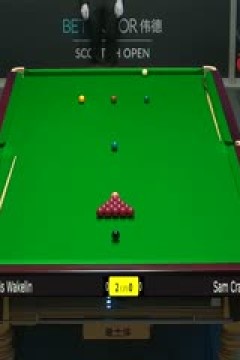 2023斯诺克苏格兰公开赛克里斯·沃克林4-0山姆·克雷吉20231214