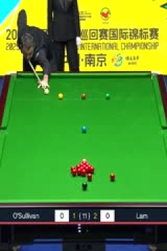2025斯诺克国际锦标赛64进32林杉峰2-6罗尼·奥沙利文20251103