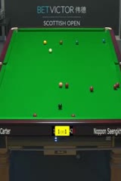 2023斯诺克苏格兰公开赛诺鹏·桑坎姆4-2阿里·卡特20231213
