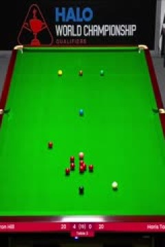 斯诺克世锦赛资格赛128进96及96进64亚伦·希尔9-0哈里斯·塔希尔(第一阶段)20250409