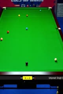 斯诺克玉山世界公开赛64进32伊什普利特·辛格·查达4-5汤姆·福德20250224