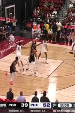 NBA夏季联赛 开拓者VS太阳 20250720