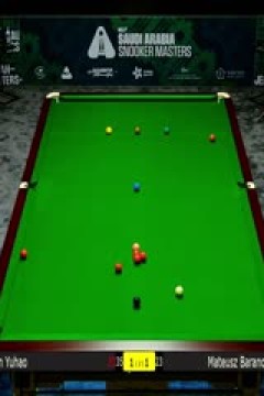 2025斯诺克沙特大师赛第一轮(144进112)马特乌斯·巴拉诺夫斯基1-4蓝裕豪20250808