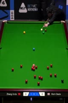 2025斯诺克北爱尔兰公开赛64进32张安达1-4马克·戴维斯20251021