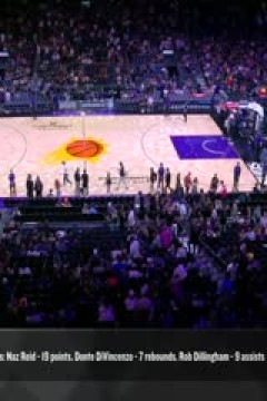 NBA季前赛 活塞VS太阳 20241012