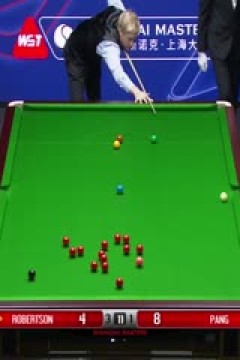 2025斯诺克上海大师赛第一轮尼尔·罗伯逊6-2庞俊旭(朱蒙)20250728