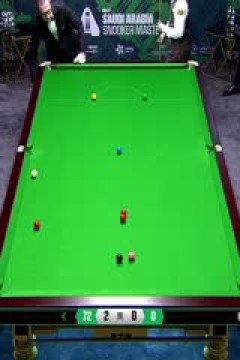 2025斯诺克沙特大师赛32进16赵心童5-0史蒂文·霍尔沃斯20250813