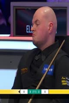 斯诺克英锦赛正赛16进8轮次巴里·霍金斯6-0埃利奥特·斯莱塞20251205