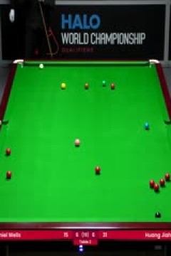 斯诺克世锦赛资格赛96进64丹尼尔·威尔斯9-6黄佳浩(第二阶段)20250410