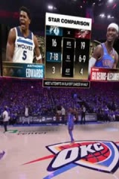 NBA季后赛 森林狼VS雷霆 20250523