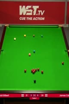 斯诺克大卫·吉尔伯特6-0詹姆斯·卡希尔20230919