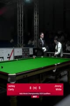 斯诺克世锦赛资格赛96进64阿什利·卡蒂10-5吉米·怀特(第二阶段)20250411