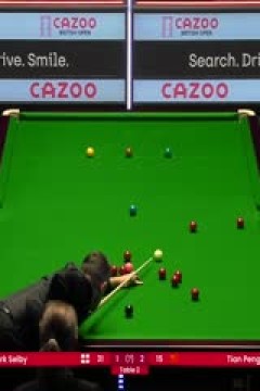 斯诺克田鹏飞2-4塞尔比20230927