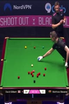 斯诺克单局限时赛128进64大卫·吉尔伯特134-0马修·史蒂文斯20251211