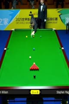 2025斯诺克国际锦标赛32进16斯蒂芬·马奎尔6-4凯伦·威尔逊20251104