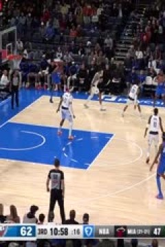 NBA常规赛 独行侠VS雷霆 20250124