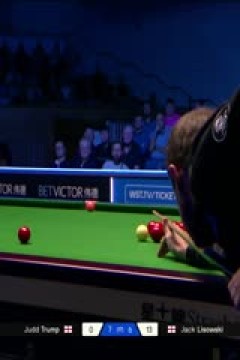 2025斯诺克北爱尔兰公开赛决赛第一阶段杰克·利索夫斯基9-8贾德·特鲁姆普(朱蒙)20251027