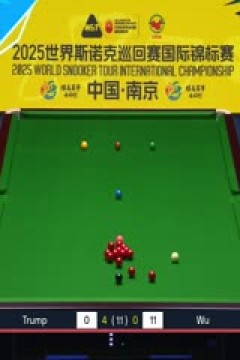 2025斯诺克国际锦标赛16进8贾德·特鲁姆普4-6吴宜泽20251105