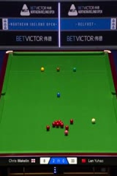 2025斯诺克北爱尔兰公开赛64进32克里斯·韦克林4-1蓝裕豪20251019