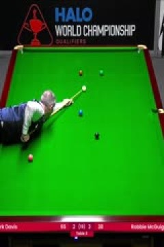 斯诺克世锦赛资格赛96进64马克·戴维斯5-4罗比·麦圭根(第一阶段)20250410