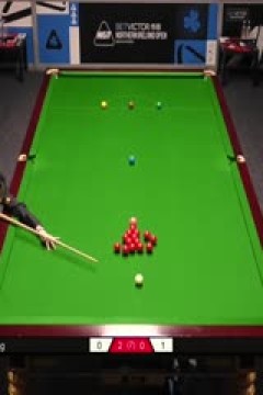 2025斯诺克北爱尔兰公开赛资格赛第一轮张家玮4-1明克·努查鲁特20250905