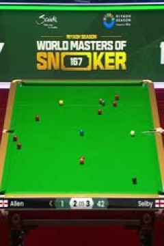 2024斯诺克利雅得世界大师赛马克·艾伦4-3马克·塞尔比20240305(黑8)