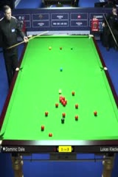 斯诺克世界公开赛第一轮卢卡斯·克莱克斯4-5多米尼克·戴尔20240318
