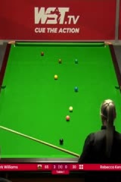 斯诺克马克·威廉姆斯6-0丽贝卡·肯纳20230921