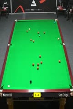 2025斯诺克武汉公开赛资格赛亚伦·希尔5-1山姆·克雷吉20250623