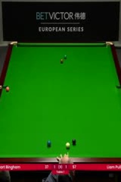 2023斯诺克德国大师赛资格赛宾汉姆1-5利亚姆·普伦20231220(李照)