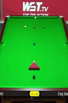 2023斯诺克英锦赛资格赛亚伦·希尔2-6克雷格·斯泰德曼20231120