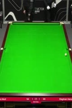 2024斯诺克威尔士公开赛资格赛斯蒂芬·亨德利2-4罗斯·缪尔20240125