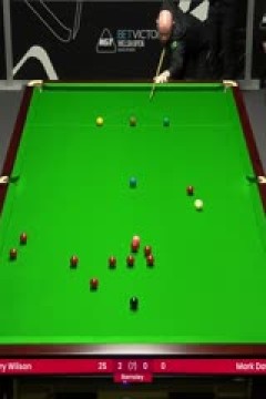 2024斯诺克威尔士公开赛资格赛加里·威尔逊4-1马克·戴维斯20240125