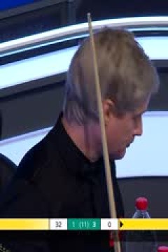 2024斯诺克大师尼尔·罗伯逊3-6巴里·霍金斯20240109